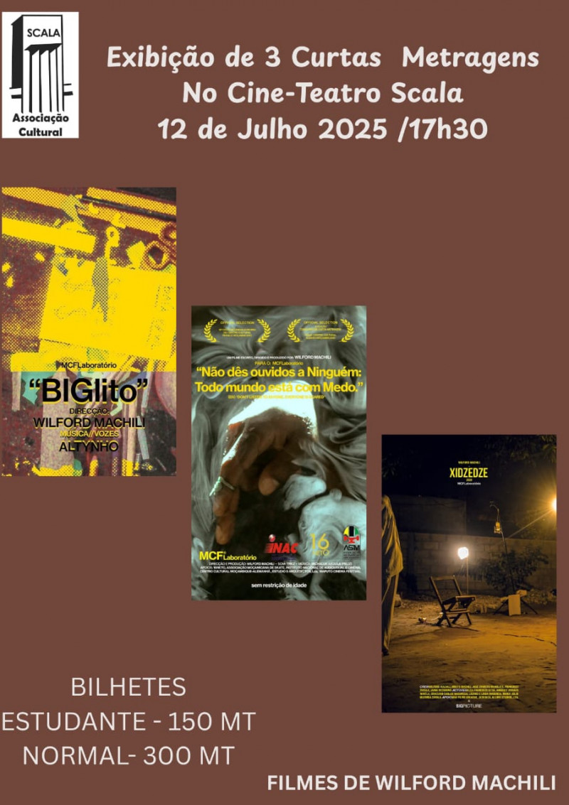 Curtas-metragens de Wilford Machili