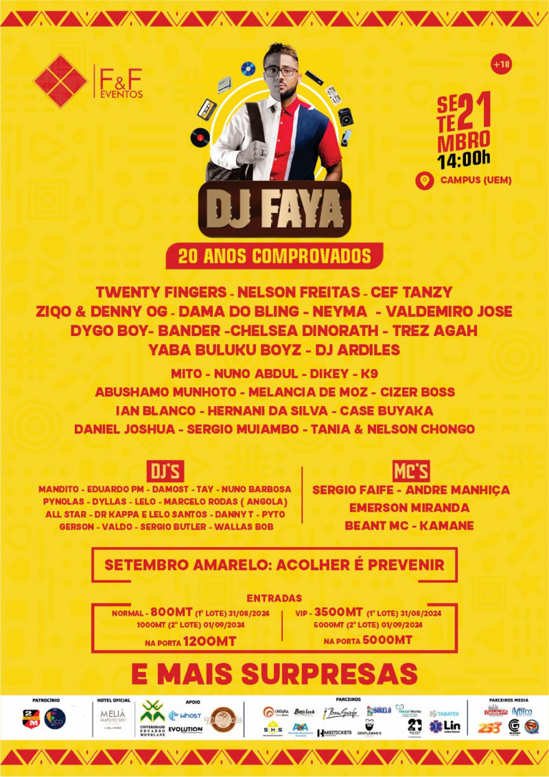 DJ FAYA - 20 ANOS COMPROVADOS