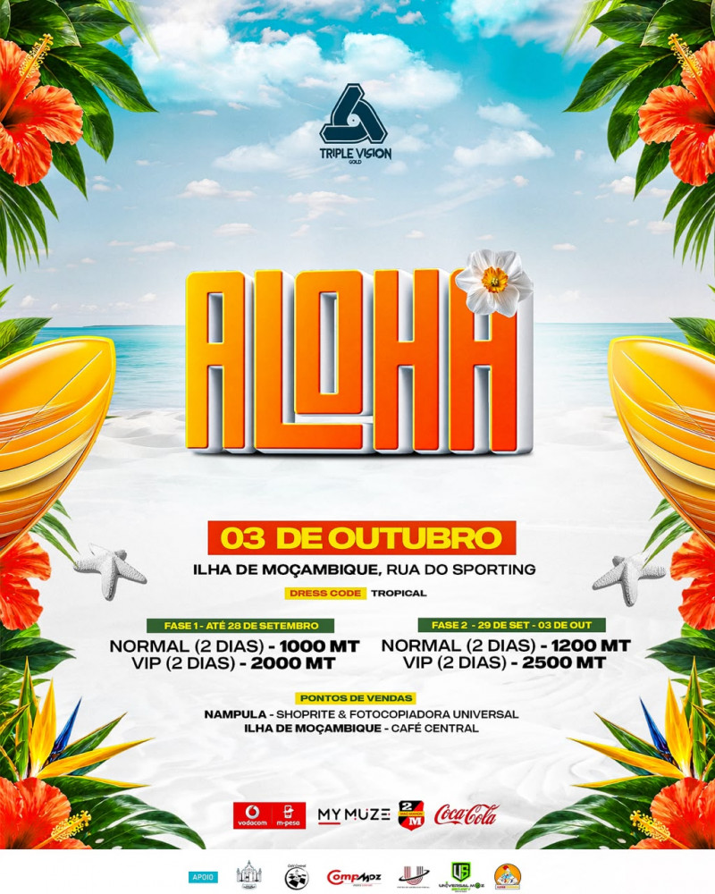 ALOHA & ALL WHITE IN ISLAND