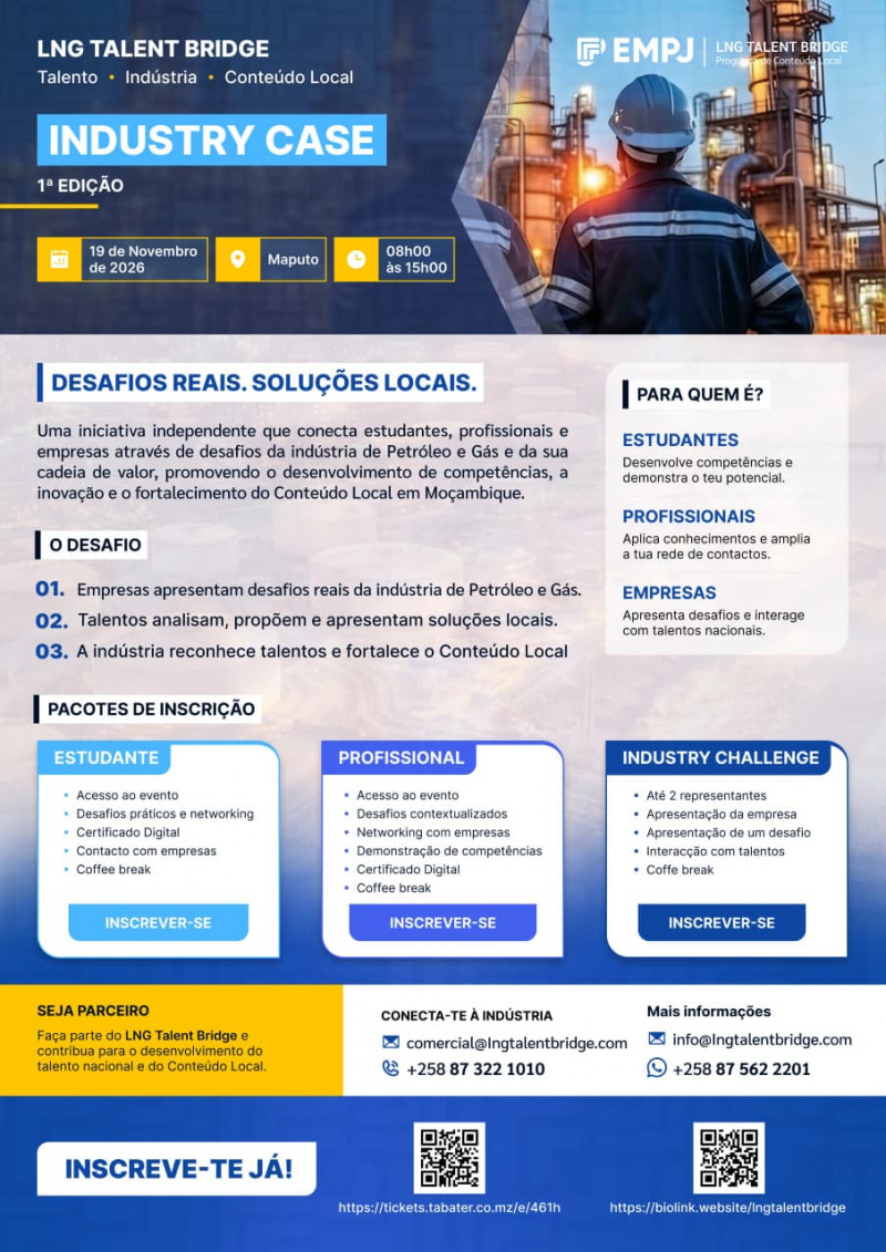 LNG Talent Bridge - INDUSTRY CASE - 1ª Edição